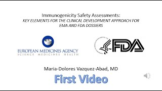 FDA EMA clinical immunogenicity safety assessments first video [upl. by Armitage901]