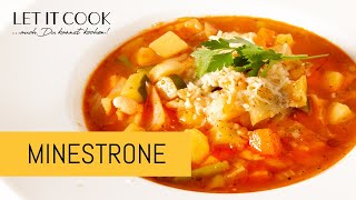 Minestrone wahnsinnig leckere Italienische Gemüsesuppe mit Parmesan [upl. by Mcclish]