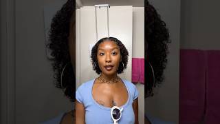 Refresh my short curly curls with me✨ explore naturalhair curlyhair ytshorts haircare [upl. by Hatti]