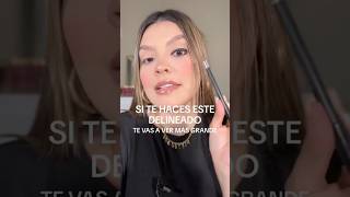 Delineado para principiantes 🤍👀 maquillaje makeup makeuptutorial delineado [upl. by Opiuuk]