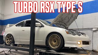 Boosted K24 RSX Type S Dyno Tune [upl. by Porush35]