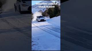 Sébastien Loeb test MonteCarlo full attack full snow [upl. by Emmi385]