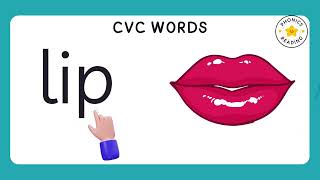 CVC Words with Phonics  Phonics For Kids [upl. by Kenny]