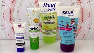 Handcreme test  Handcreme Favoriten im Vergleich  meine Handcreme sammlung [upl. by Thebazile]