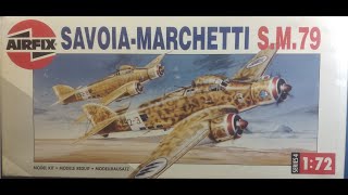 Savoia Marchetti SM 79 Sparviero Airfix 172 [upl. by Aisul428]