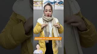 How to Wear Headscarf Necktie scarf style for girlsfashionshortsshort [upl. by Ardnuaet462]