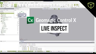 Geomagic Control X Tutorial  Live Inspect [upl. by Elyad459]