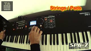 KURZWEIL SP67  STRINGS  PADS [upl. by Nahtnoj943]