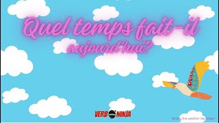 Quel temps faitil  French Weather Song [upl. by Acirre]