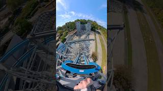 POV Wooden  steel coaster with 3 inversions [upl. by Maryly]