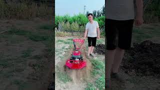 Strong version of Zongshen 200 large hard ground rotary tillage [upl. by Akilam]