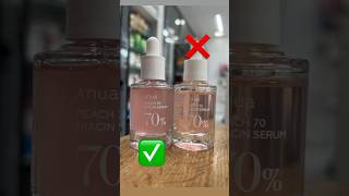 Anua Serum Fake vs Real How to Spot Original Products and Key Differences shorts anua fakevsreal [upl. by Anir427]