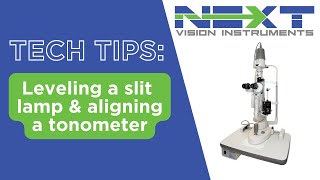 HowTo Level Slit Lamp amp Align Tonometer [upl. by Fagan]