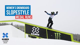 Jeep Women’s Snowboard Slopestyle TOP 3  X Games Aspen 2023 [upl. by Deana]