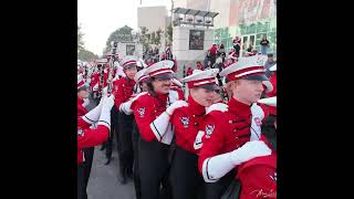 NC State Marching Band  Trumpets amp Saxes having fun before Football Game 10122024 [upl. by Elwyn]