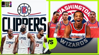 CLIPPERS VS WASHINGTON WIZARDS LIVE SCORE  NBA SEASON 2023 [upl. by Silrak]