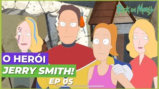 Rick and Morty The Anime  O JERRY foi para o ANTIVERSO  Ep 05 review [upl. by Samoht944]