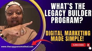 Start A Digital Business For Beginners Digital Products Legacy Builder Program Review [upl. by Ttekcirc]