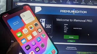 bypass iPhone XRXS1112131414plus with signal  IRemoval PRO  ios 177 [upl. by Eisseb]