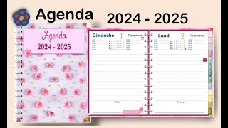 Agenda Marguerites Journalier 20242025 [upl. by Vary]