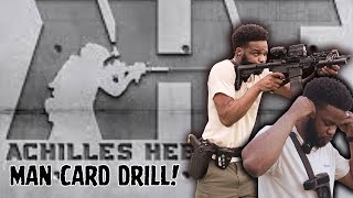 Achilles Heel Tactical Man Card Drill [upl. by Sorci]