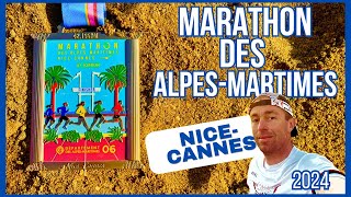 Marathon des AlpesMaritimes 2024 NiceCannes [upl. by Navinod972]