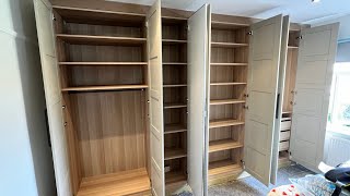 IKEA PAX HACK  fully fitted wardrobes [upl. by Eirovi]