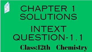 🔸️🔸️Solution of Intext question 11chapter1 SolutionNCERTChemistry🔸️🔸️ [upl. by Odnalor116]