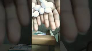 Naphthalene balls playing🤍✨️🧿 mothballs satisfying sound [upl. by Yroj763]