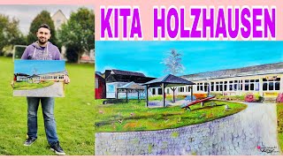 Kita Holzhausen  🙎‍♂️🙋‍♀️Gemälde mit Ölfarben Kindergarten vazgentatosyan painting oilpainting [upl. by Hook]