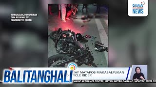 Lalaking 21anyos patay matapos makasalpukan ang isa pang motorcycle rider  Balitanghali [upl. by Eniluap]