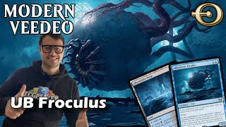 Abhorrent Oculus in UB Frogtide Go big or go home  Modern  MTGO [upl. by Kerman935]