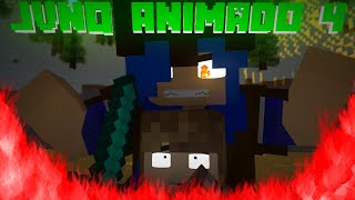 JVNQ ANIMADO 4 MINECRAFT ILHA LUCKY BLOCK [upl. by Isleen]