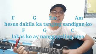 paggising sa umaga  Christian song  Edwin guitar and lyrics cover [upl. by Ynamreg]