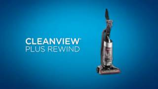 How to use CleanView® Plus Rewind Upright Vacuum  BISSELL [upl. by Willner732]