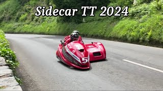 Sidecar TT 2024  Crowes Complete Double Exciting Filming Positions [upl. by Lehcir]