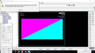 Axisymmetric Problem using ANSYS APDL [upl. by Bunting253]