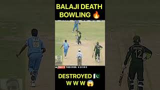 Balaji bowling 😱🆚🇵🇰cricket cricketnews indiavspakistan odia msdhoni sachintendulkar [upl. by Trenna]