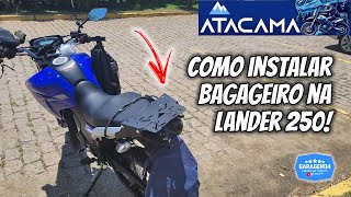 COMO INSTALAR BAGAGEIRO NA LANDER 250 [upl. by Ayiram755]