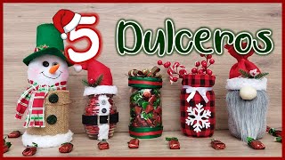 5 DULCEROS NAVIDEÑOS PARA REGALAR Manualidades navideñas para vender  Christmas sweets [upl. by Kenleigh468]