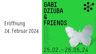 Eröffnung der Ausstellung »Gabi Dziuba amp Friends« [upl. by Padraic]