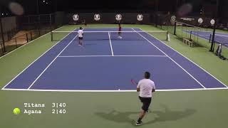 30 div  Nissan Titans vs Agana Lights 03162023  Guam tennis [upl. by Norrek]