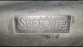 Supreme x MM6 Margiela Foil Box Logo Hoodie amp Skateboard Deck [upl. by Horwath]