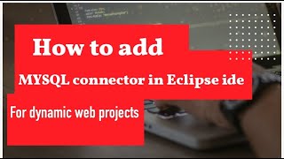 How to add MySQL Connector JAR in Eclipse IDEA  Java Program  siddiquitechnical [upl. by Vera136]