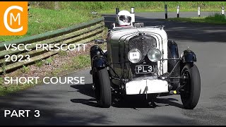 VSCC Prescott 2023 Short Course Part 3 Other Cars [upl. by Blockus609]