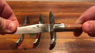 Review of four Laguiole pocket knives [upl. by Angadresma238]