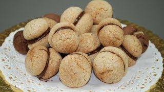 Ladys kisses  Baci di dama Traditional italian recipe [upl. by Legnaesoj182]