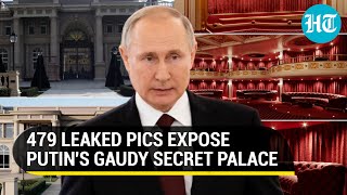 Hookah lounge dancing pole Leaked pics show Vladimir Putins alleged opulent mansion [upl. by Delogu]