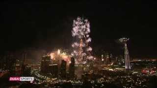 Dubai Fireworks World Record New Year Full [upl. by Treblih792]