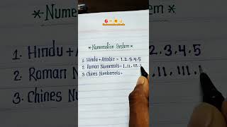 Numeration system shorts writing youtubeshorts [upl. by Aiza]